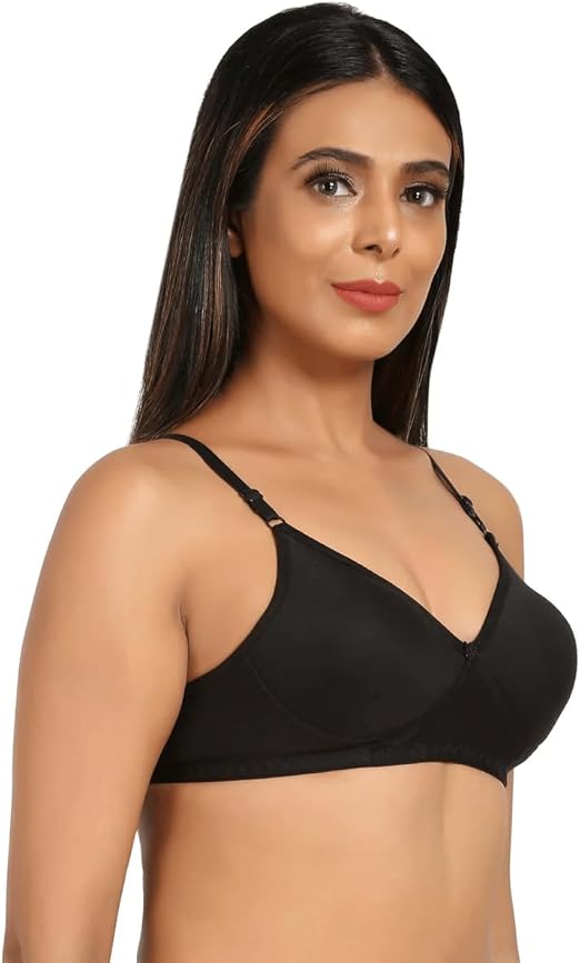 Women’s Seamless Wireless Push-Up Bra – Full Coverage Comfort, Smooth T-Shirt Fit, Adjustable All-Day Wear